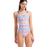 Arena Womens Sunrise Lace Solid Swimsuit - White/Multi