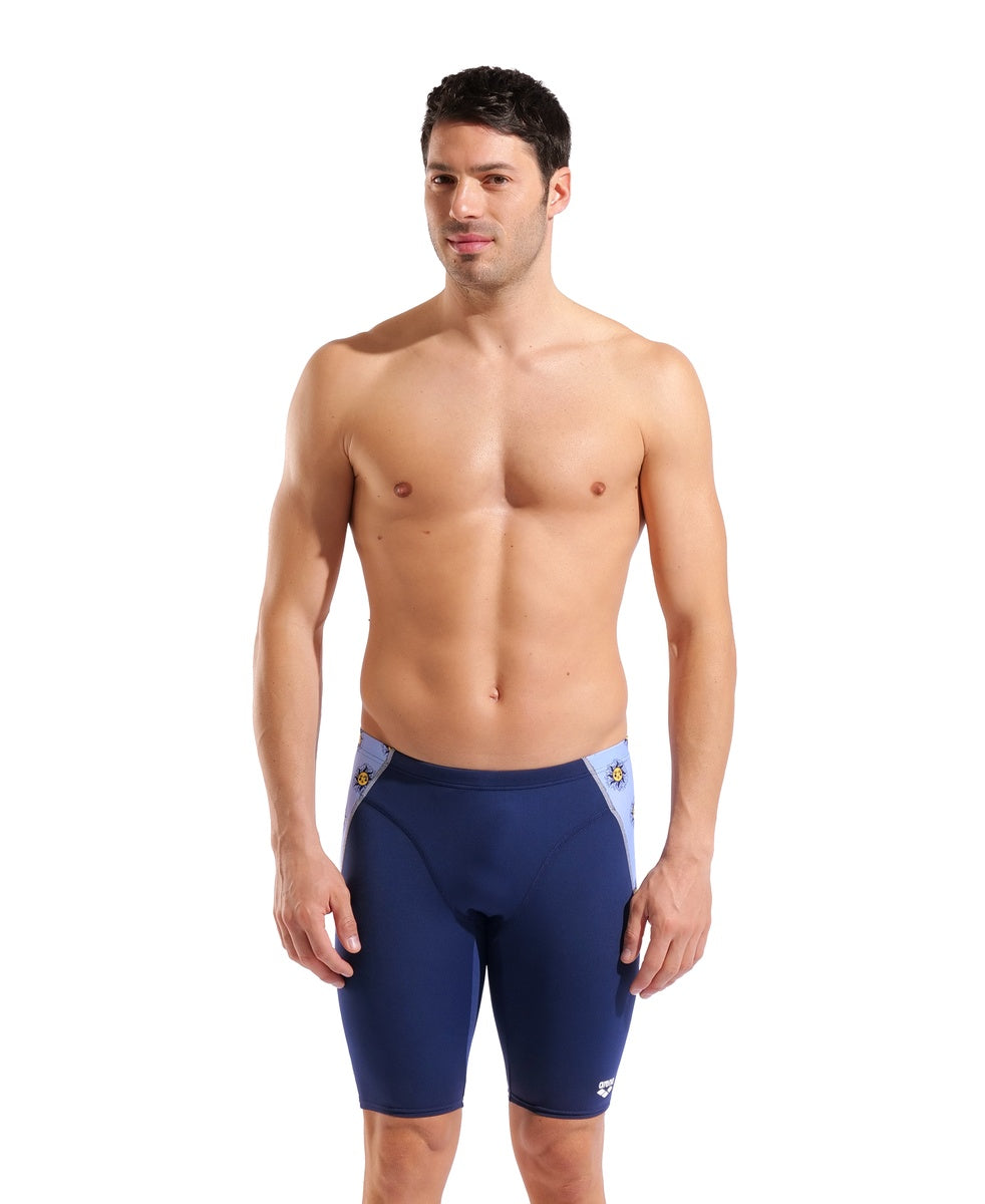 Arena Mens Sunny Swim Jammer - Navy/Multi
