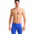 Arena Mens Earth Swim Jammer - Neon Blue/Neon Blue Multi