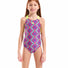 Arena Girls Floral Swim Pro Back Swimsuit - Violet Multi/Artic Lime