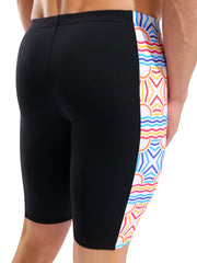 Arena Mens Sunrise Swim Jammer - Black/Multi