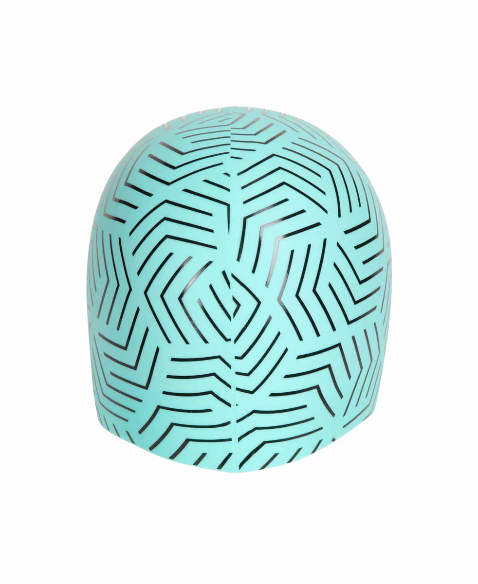 Arena Print 2 Cap Ltd Edition swim hat with water maze design, lightweight and durable for competitive swimming.