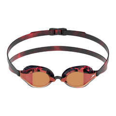 Speedo Fastskin Speedsocket 2.0 mirrored limited edition goggles with splatter smoke and crimson gold mirror lenses.