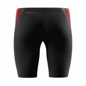Speedo Mens Hyperboom Splice Jammer - Anthracite/High Risk Red