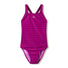 Speedo Womens Endurance+ Printed Medalist Swimsuit - Berry Cool/Wineberry