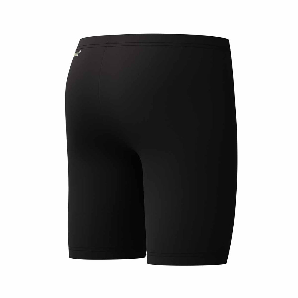 Speedo boys' digital panel jammer in anthracite and pale clover featuring a sleek swimwear design and digital panel accents.
