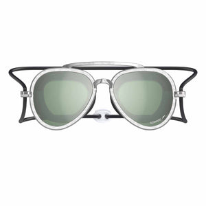 Speedo Kids Sunny G Mariner Mirrored Goggles - Silver/Emerald/Silver Mirror