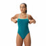 Speedo Womens FL Solid Tri Back Swimsuit - Peacock