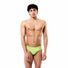 Speedo Mens Solid Brief - Citrus Green