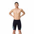 Speedo Mens ML Printed Side Spliced Jammer - Firework Burst/Black