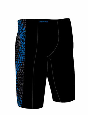 Speedo Mens Endurance+ Max Tech Panel Jammer - Black/Blue