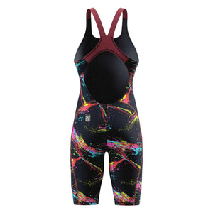 Speedo Fastskin HyperSpark Printed Openback Kneeskin - Electric Strata Ml