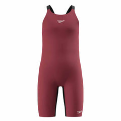 Speedo Girls Fastskin Junior Endurance+ Max Openback Kneeskin - Regal Red/Black Ml