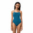 Speedo Womens Endurance+ Logo Thin Strap Swimsuit - Teal Abyss