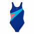 Speedo Girls Hyperboom Butterfly Back Swimsuit - Night Watch/Hyper Teal/Post It Pink