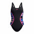 Speedo Womens Hyperboom Splice Muscleback Swimsuit - Anthracite/Margarita Pink