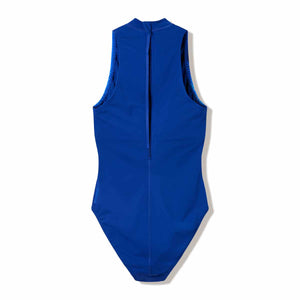 Speedo women's print Hydrasuit swimsuit in Night Watch color, featuring a sleek design and full coverage for swimming.