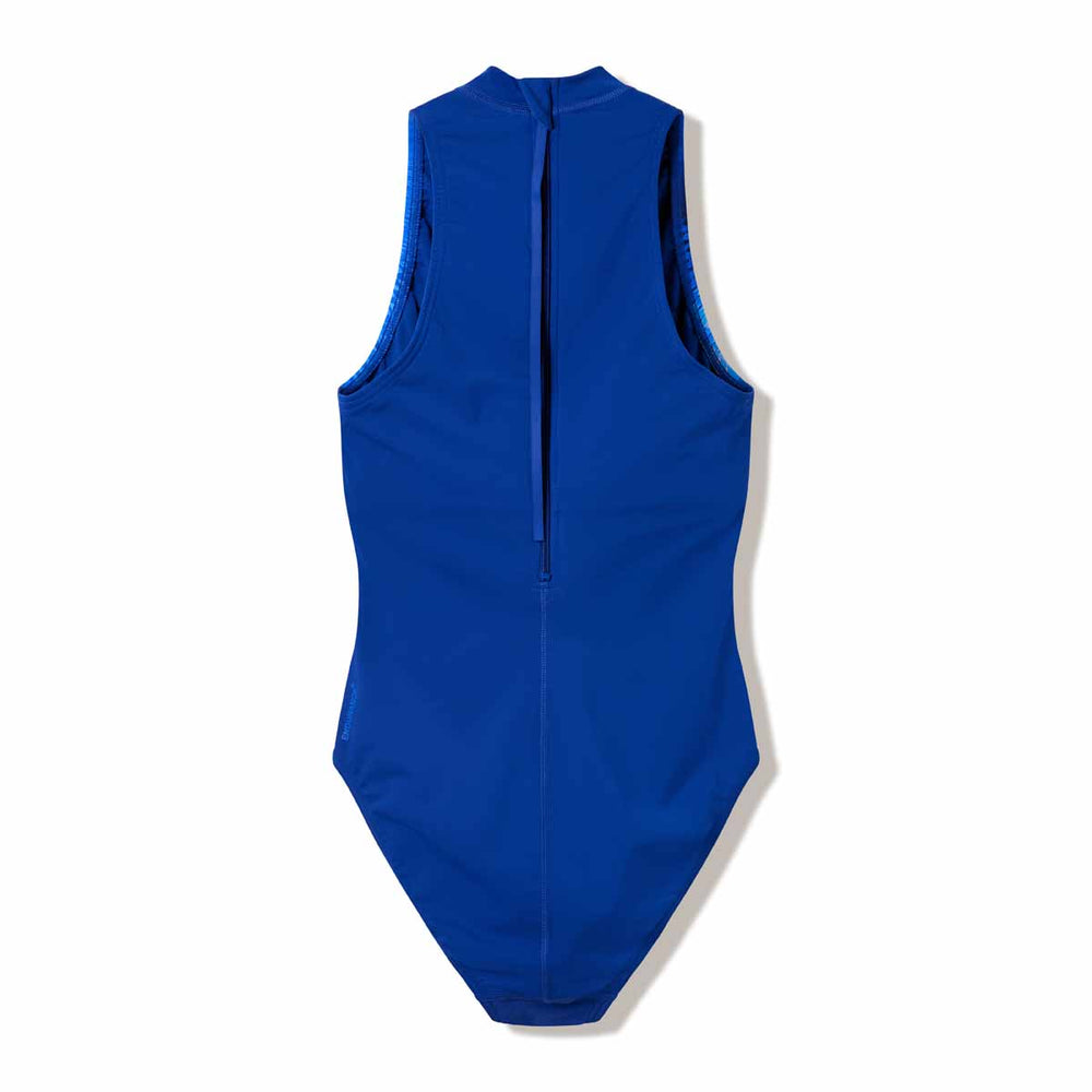 Speedo women's print Hydrasuit swimsuit in Night Watch color, featuring a sleek design and full coverage for swimming.