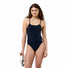 Speedo Womens Solid Endurance+ Max Strappy Back Swimsuit - Team Black