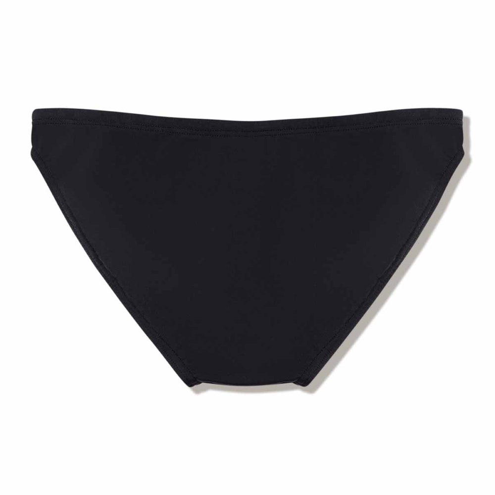 Speedo men's solid Endurance+ Max brief in Team Black, featuring a sleek, fitted swimwear design with the Speedo logo.