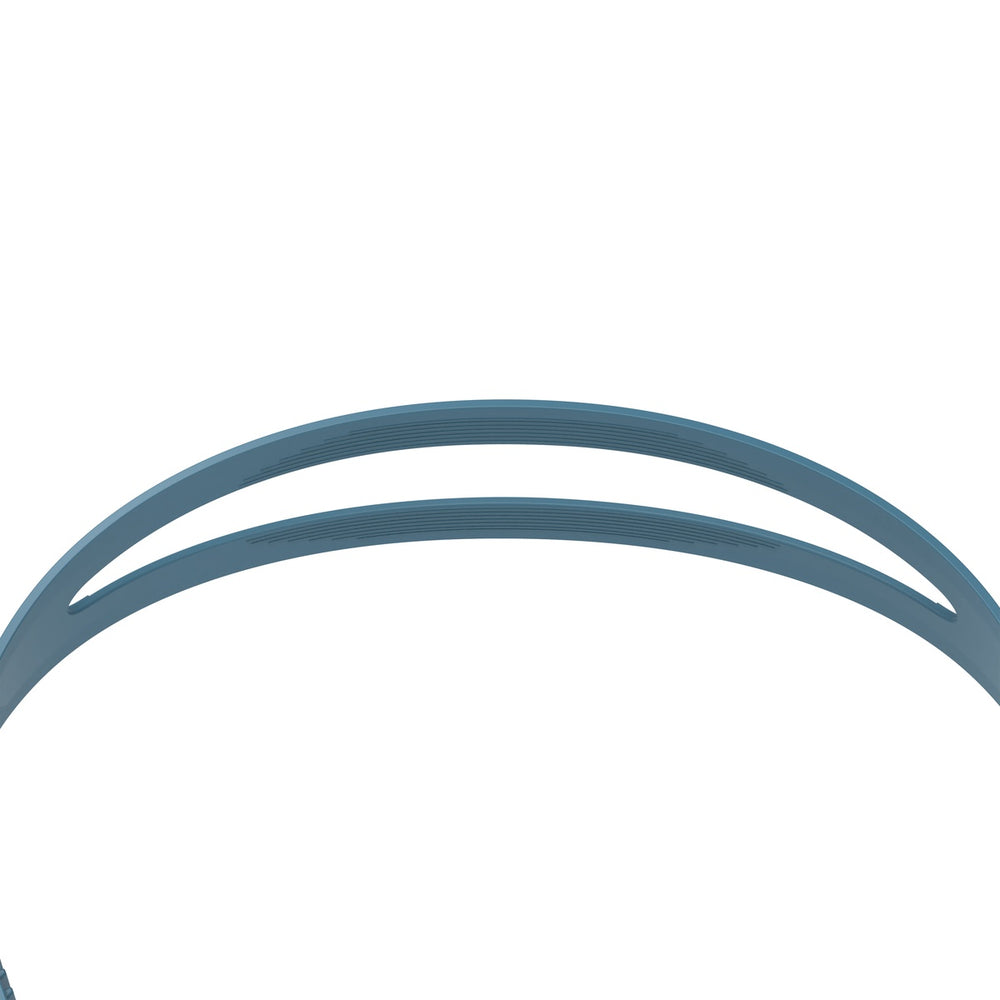 Speedo Aquapulse Pro swim goggles with blue and clear border, featuring adjustable straps and anti-fog lenses for comfortable swimming.