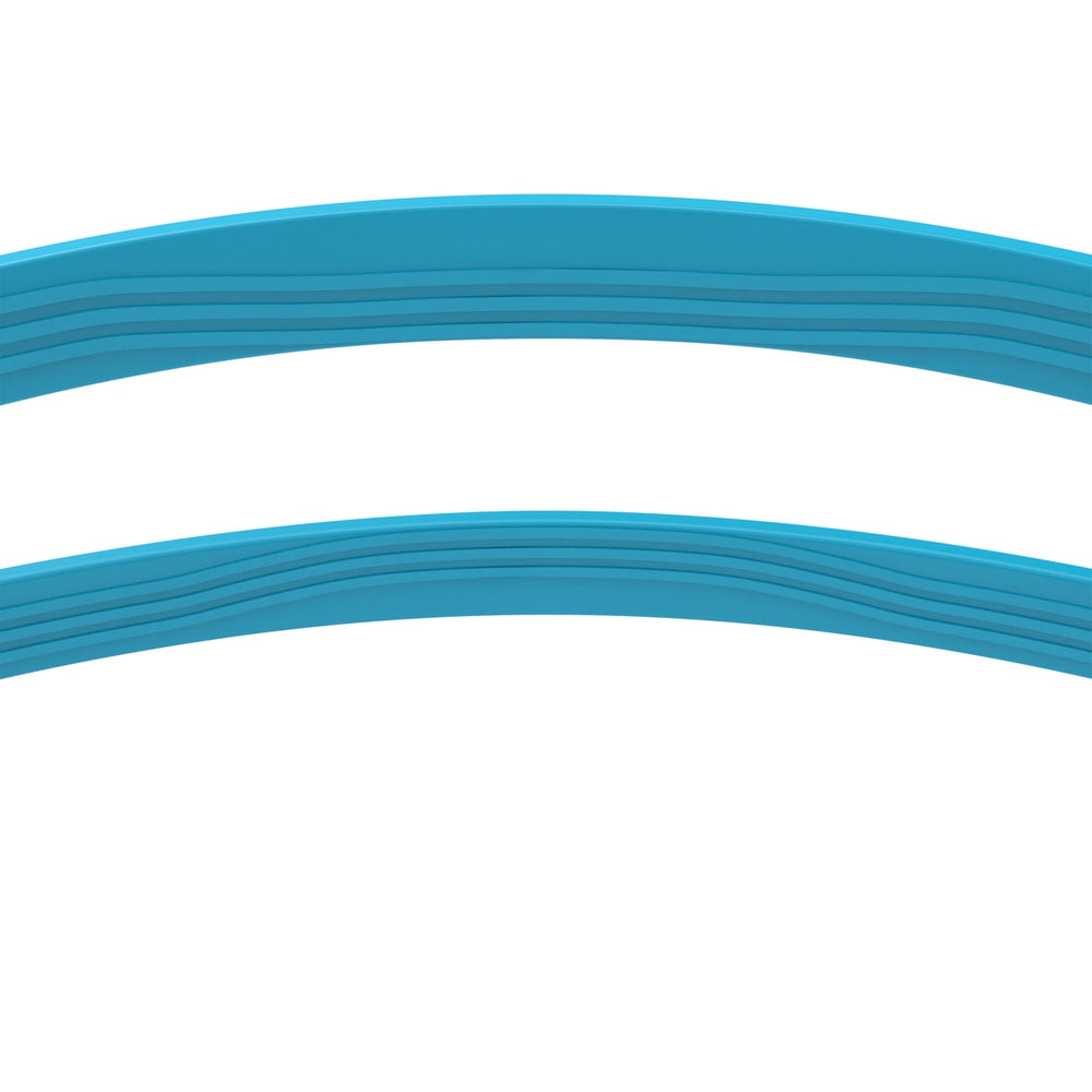 Speedo Women's Aquapulse Pro mirrored goggles in translucent zaffre blue, cobalt, and iris mirror with clear strap and lens.