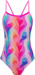 Amanzi Womens Lovella Proback One Piece swimsuit in multi-color with a sleek design and supportive fit.