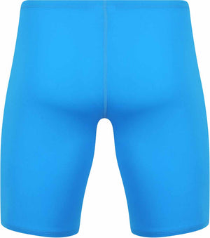 Amanzi men's azure jammer swimwear in royal blue, featuring a fitted design and elastic waistband, suitable for competitive swimming.
