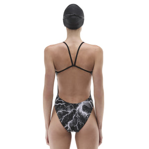 TYR Womens Arterix Cutoutfit Swimsuit - Titanium