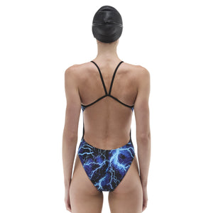 TYR Womens Arterix Cutoutfit Swimsuit - Blue