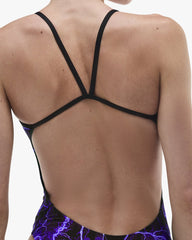 TYR Womens Arterix Cutoutfit Swimsuit - Purple