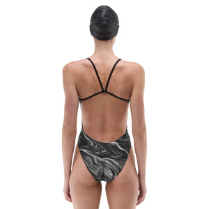 TYR Womens Olea Cutoutfit Swimsuit - Titanium