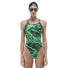 TYR Womens Olea Cutoutfit Swimsuit - Green