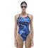 TYR Womens Olea Cutoutfit Swimsuit - Blue