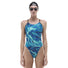 TYR Womens Olea Cutoutfit Swimsuit - Blue/Green