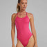 TYR Womens Solid Crosscut Tieback Swimsuit - Fuchsia
