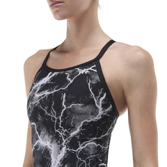 TYR Womens Arterix Diamondfit Swimsuit - Titanium