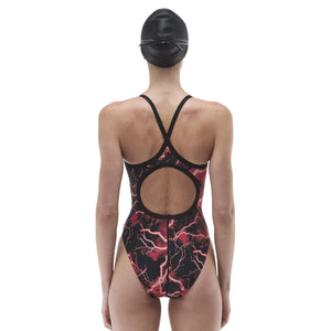 TYR Womens Arterix Diamondfit Swimsuit - Red