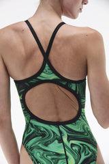 TYR Womens Olea Diamondfit Swimsuit - Green