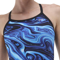 TYR Womens Olea Diamondfit Swimsuit - Blue