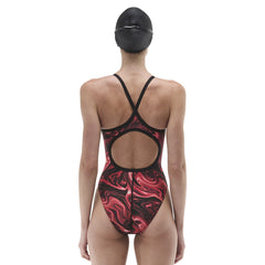 TYR Womens Olea Diamondfit Swimsuit - Red