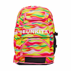 Way Funky Custard Cakes Elite Squad backpack in multicolor with bold graphic design and adjustable straps.