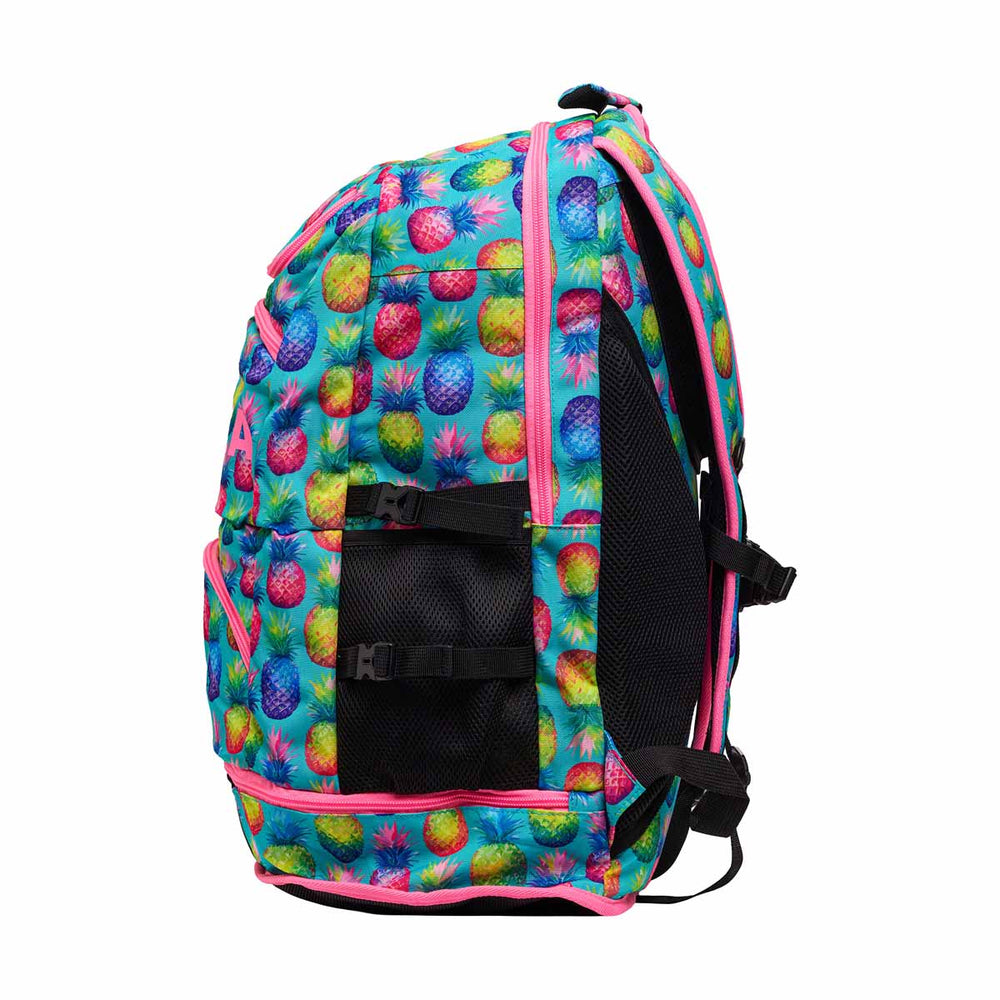 Way Funky Punchy Bunch Elite Squad backpack in multi-color with adjustable straps and front logo patch, designed for kids.