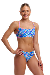 Funkita Womens Crystal Mess Sports Top - Multi