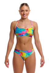 Funkita Womens Falling Colours Sports Top - Multi