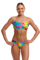 Funkita Womens Falling Colours Sports Top - Multi