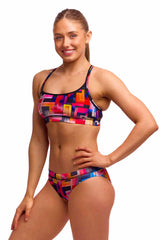 Funkita Ladies Putty Rules Sports Top - Multi