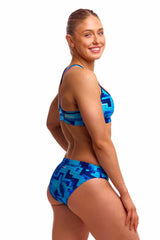 Funkita Ladies You Blued Sports Top - Blue