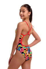 Funkita Girls Berry Good Single Strap One Piece Swimsuit - Multi