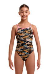 Funkita Girls Bilko Baby Single Strap One Piece Swimsuit - Multi